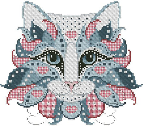 Colorful Cats: Gingham - Kitty & Me Designs