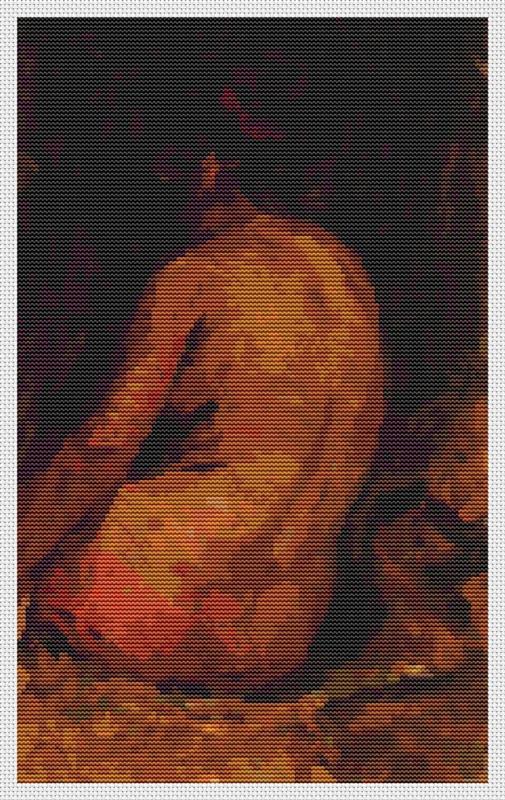 Female Nude From Back - Art of Stitch, The