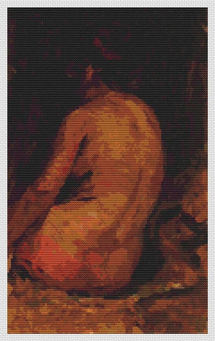 Female Nude From Back - Art of Stitch, The