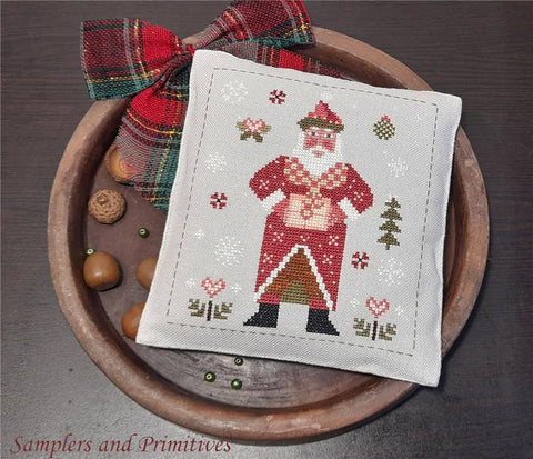 Patchwork Santa - Samplers and Primitives