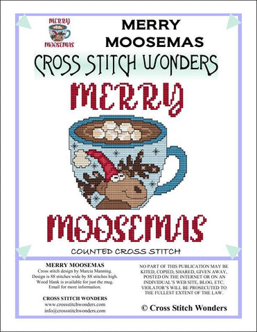 Merry Moosemas - Cross Stitch Wonders