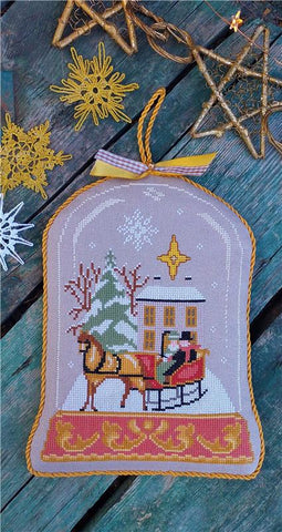 Glass Cloche Mini Series: Sleigh Ride - Twin Peak Primitives