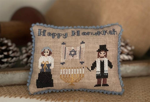 Happy Hanukkah Pillow - Mani Di Donna