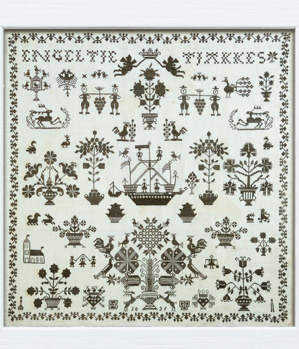 Engeltje Tjakkes 1835: MFE SAL 2022 (full pattern) - Modern Folk Embroidery