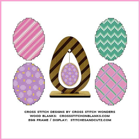 Easter Eggs - Cross Stitch Wonders