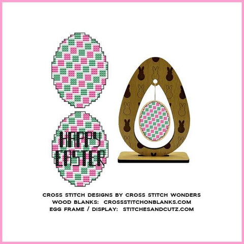 Easter Egg Quilt Block 1 - Cross Stitch Wonders
