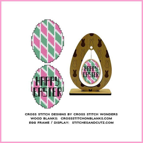 Easter Egg Quilt Block 2 - Cross Stitch Wonders