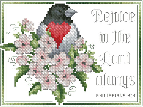 Rejoice In The Lord Always - Kitty & Me Designs