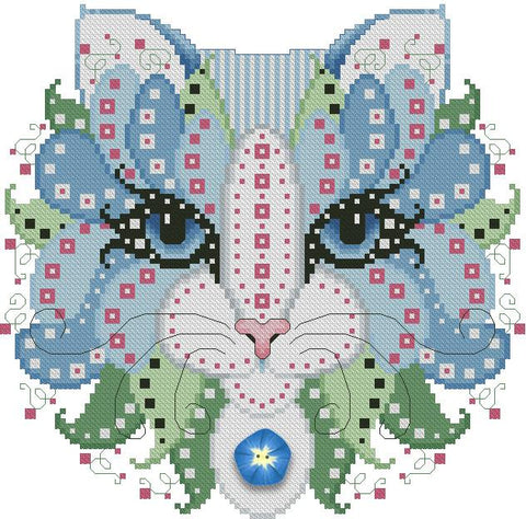 Colorful Cats: Morning Glory - Kitty & Me Designs