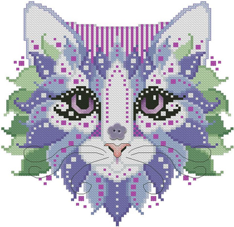 Colorful Cats: Violet - Kitty & Me Designs