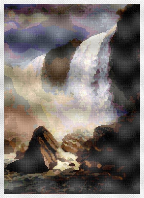 Falls Of Niagara From Below - Art of Stitch, The