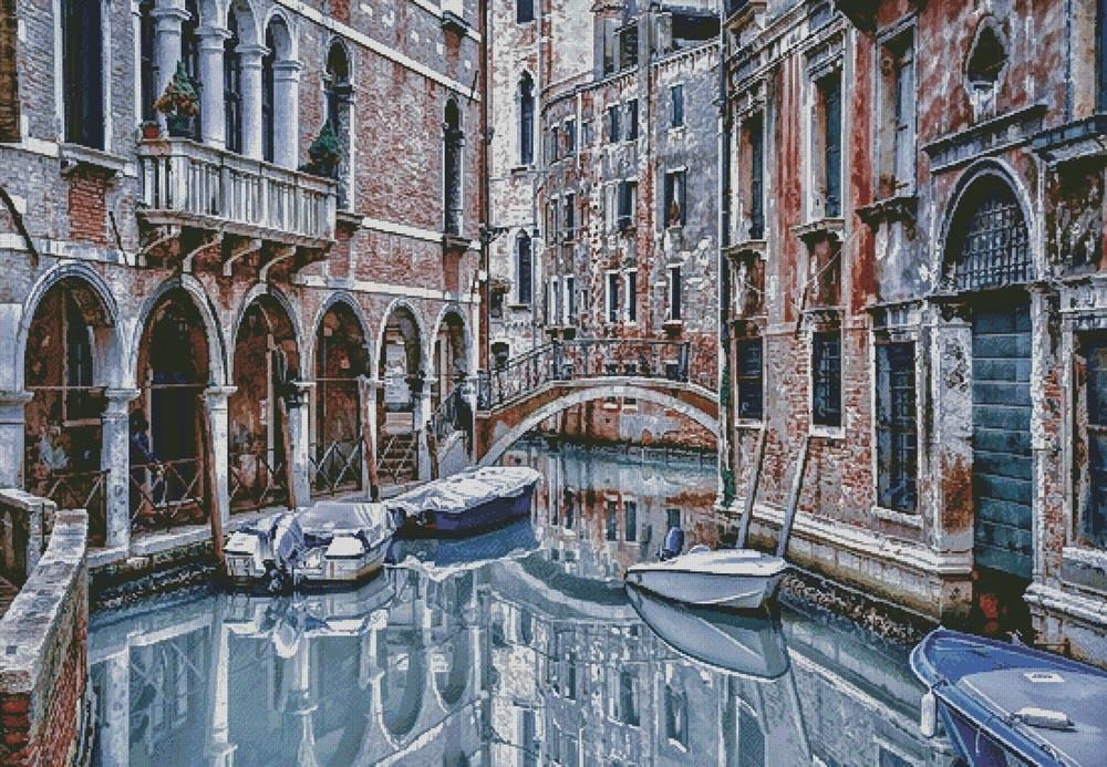 Venice Canal (Large) - Artecy Cross Stitch