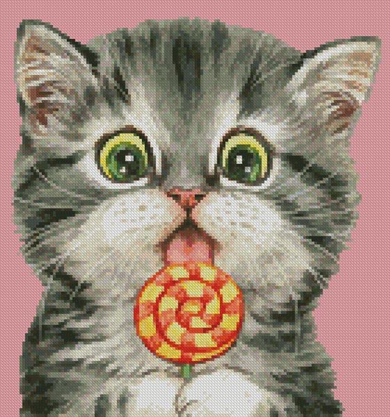 Mini Cat 115 - Artecy Cross Stitch