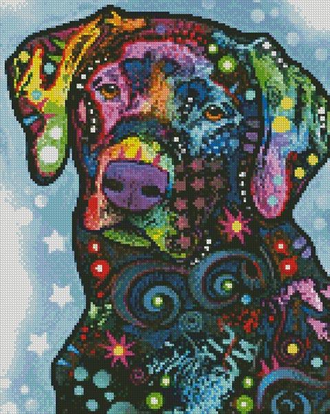 Mini Blue Lab - Artecy Cross Stitch