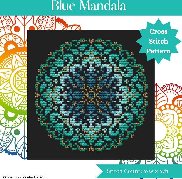 Blue Mandala - Shannon Christine Designs