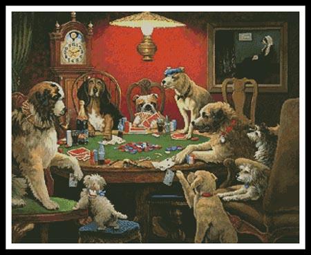 Cards And Dogs - Artecy Cross Stitch
