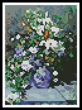 Mini Great Vase Of Flowers - Artecy Cross Stitch