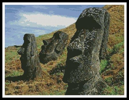 Easter Island - Artecy Cross Stitch