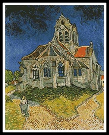 Church At Auvers - Artecy Cross Stitch