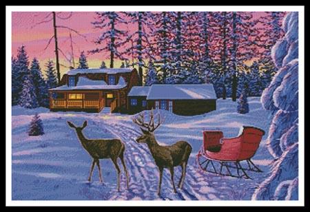 Winter In Running Springs - Artecy Cross Stitch