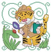 Safari Tiger - Cross Stitch Wonders