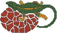 Arizona Lizard - Cross Stitch Wonders