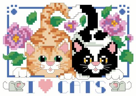I Love Cats Mini - Kooler Design Studio