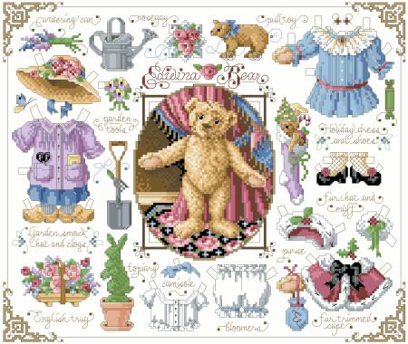 Teddy Bear Paper Doll - Kooler Design Studio