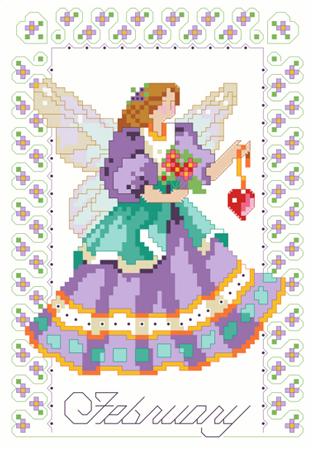 Birthday Faeries: February - Kooler Design Studio