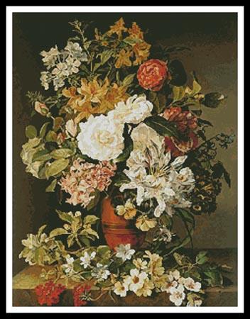 Still Life With Flowers - Artecy Cross Stitch