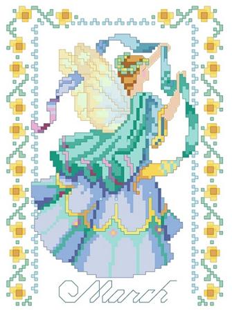 Birthday Faeries: March - Kooler Design Studio