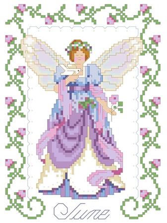 Birthday Faeries: June - Kooler Design Studio