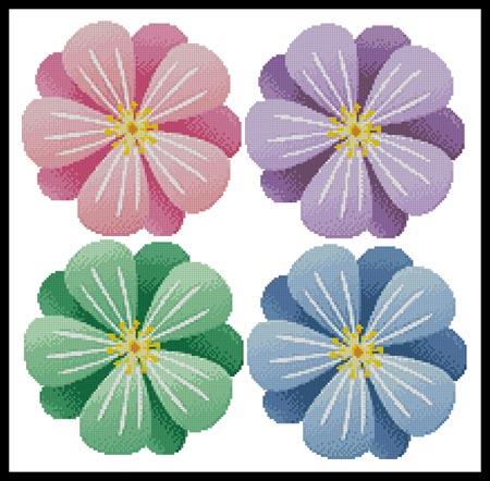 Floral Motifs - Artecy Cross Stitch