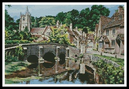 Castle Combe, Wiltshire - Artecy Cross Stitch