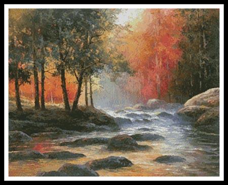 Rocks And Stream - Artecy Cross Stitch