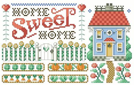 Home Sweet Home Sampler - Kooler Design Studio
