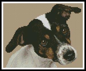 Mini Fox Terrier Puppy - Artecy Cross Stitch