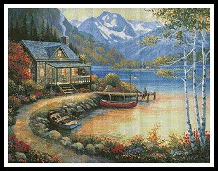Fishing At The Lake - Artecy Cross Stitch