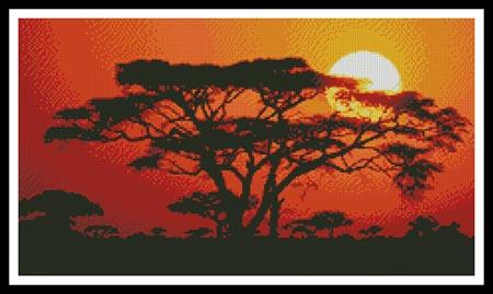Sunrise In Kenya - Artecy Cross Stitch