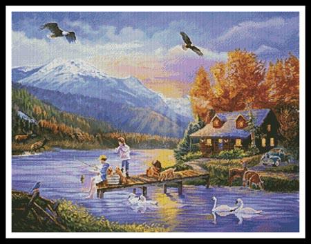 Grandpa's Cabin - Artecy Cross Stitch