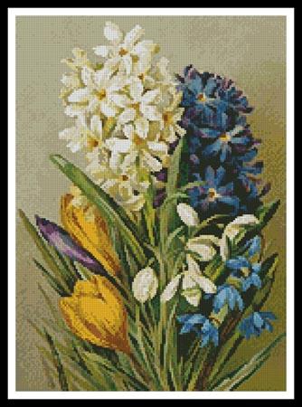 Hyacinths, Crocus, Snowdrops And Scillas - Artecy Cross Stitch