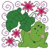 Friends Frog - Cross Stitch Wonders