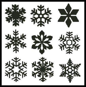 Snowflakes - Artecy Cross Stitch