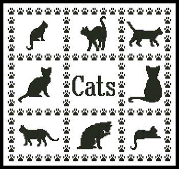 Cat Sampler - Artecy Cross Stitch