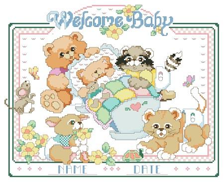 Welcome Baby Birth Record - Kooler Design Studio