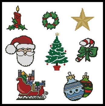 Christmas Motifs 3 - Artecy Cross Stitch