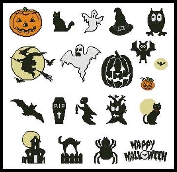 Halloween Motifs - Artecy Cross Stitch
