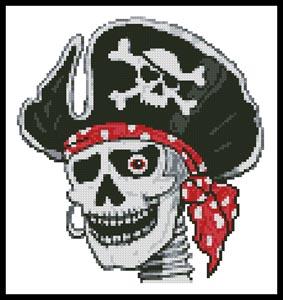 Pirate Skeleton - Artecy Cross Stitch