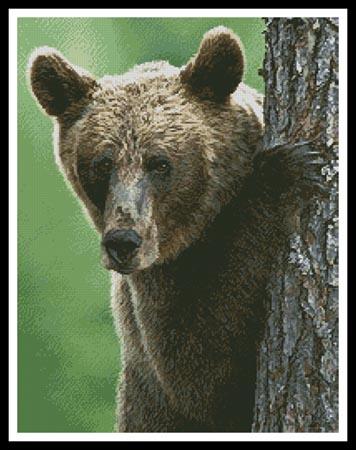 Peekaboo Bear - Artecy Cross Stitch