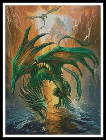 Dragon Of The Lake - Artecy Cross Stitch